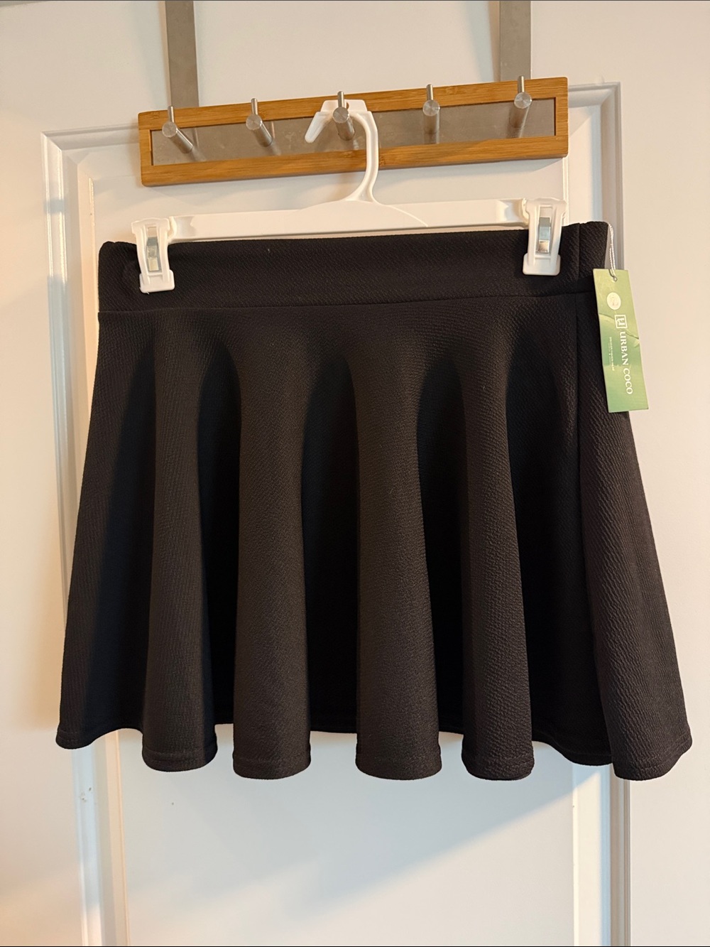 Urban Coco Black Pull-On Circle Skater Skirt